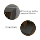 Ver imagem 3 de Lateral Sofá Nó - Caule Móveis 0563:solanum/chumbo - Mesa Lateral para Sofá - Mesinha Lateral de Sof