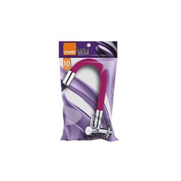 Torneira Rosa Cozinha Parede Gourmet Flexível Luxo Civitt - 3
