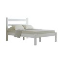 Ver imagem 3 de Cama Casal em Madeira Maciça Reforçado Rubi Nemargi:branco
