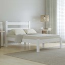 Ver imagem 1 de Cama Casal em Madeira Maciça Reforçado Rubi Nemargi:branco