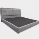 Ver imagem 6 de Cama Japonesa com Cabeceira Seo Yun King Linho Cinza - Sallar Home