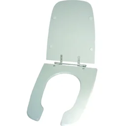 Assento Sanitario Poliester Handicapped Branco para vaso Celite (PNE) - 1