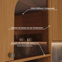 Ver imagem 5 de Cozinha Completa Venaly 18 Portas 2 Gavetas com Vidro Cinamomo/Off White - Henn