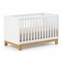Ver imagem 4 de Quarto de Bebê Flora Guarda Roupa 2 Portas Cômoda 4 Gavetas Berço Qmovi