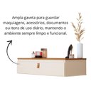 Ver imagem 6 de Console Diana Versátil Escrivaninha Suspensa com Gaveta:off White/frijó
