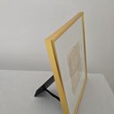 Ver imagem 5 de Porta Retrato Pvc Dourado - Borda Branca 20 X 25cm