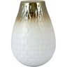 Vaso Vidro Branco Asher 27X19X19Cm NH - 1