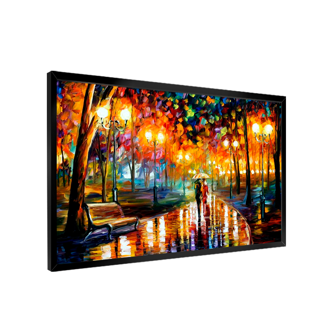 QUADRO DECORATIVO PINTURA LEONID AFREMOV PRAÇA