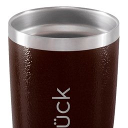 Copo Térmico Glück 591ml Aço Inox Copo Para Cerveja Café Com Tampa Abre Fecha Hammer Tobacco - 8