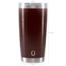 Copo Térmico Glück 591ml Aço Inox Copo Para Cerveja Café Com Tampa Abre Fecha Hammer Tobacco - 3