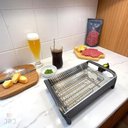 Ver imagem 3 de Churrasqueira Elétrica de Alumínio Rizzogrill 2 - Alumínio Craqueado - 220V