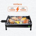 Ver imagem 5 de Churrasqueira Elétrica de Alumínio Rizzogrill 2 - Alumínio Craqueado - 220V