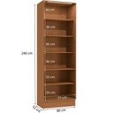 Ver imagem 3 de Cristaleira Maxxi G756 80 com 4 Portas Kappesberg