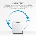 Ver mais imagens de Freezer Horizontal Midea Mdrc207sfz013 142 L Inverter Branco Bivolt
