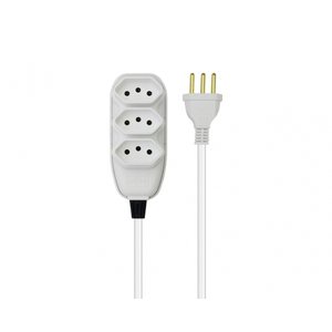 Extensao Ilumi Compacta Trip Br 10,0m Pp 10a 250v 172001 Bli