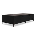 Ver imagem 3 de Cama Box Com Baú Solteiro 0,88 Preto Preto