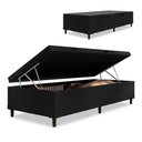 Ver imagem 1 de Cama Box Com Baú Solteiro 0,88 Preto Preto