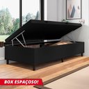 Ver imagem 5 de Cama Box Com Baú Solteiro 0,88 Preto Preto