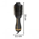 Ver imagem 3 de Escova Modeladora Multilaser Seca Alisa 1200w Oval Gold 110v