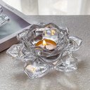 Ver imagem 4 de Flor de Lotus Vidro Flor Decorativa para Velas Decoração