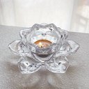 Ver imagem 2 de Flor de Lotus Vidro Flor Decorativa para Velas Decoração