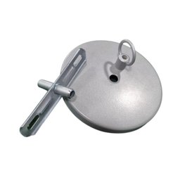 Canopla Lustre Pendente Elo Corrente Md-1008 11x1,2cm Cinza - 4