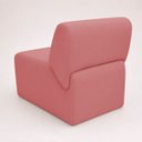 Ver imagem 3 de Kit 2 Poltronas Decorativas Zoe Orgânicas Modernas Minimalistas Sala Recepção Luxo Suede