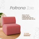 Ver mais imagens de Kit 2 Poltronas Decorativas Zoe Orgânicas Modernas Minimalistas Sala Recepção Luxo Suede