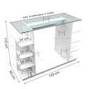 Ver imagem 2 de BALCÃO ARARA EXPOSITOR M06.2021.B (LOJA, ROUPAS) MUNDI MOVEIS