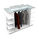 Ver imagem 3 de BALCÃO ARARA EXPOSITOR M06.2021.B (LOJA, ROUPAS) MUNDI MOVEIS