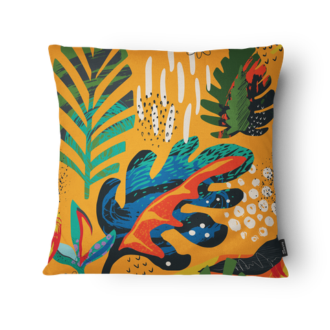 Kit 3 Capas de Almofada 43x43cm Microfibra Floral Tropical Pop Art