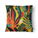Ver imagem 3 de Kit 3 Capas de Almofada 43x43cm Microfibra Floral Tropical Pop Art