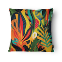Ver imagem 3 de Kit 3 Capas de Almofada 43x43cm Microfibra Floral Tropical Pop Art
