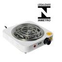 Ver imagem 2 de Fogão Portátil Fogareiro Eletrico 1000W com 1 Boca Forninho Acendedor Narguile Camping Viagem Acampa