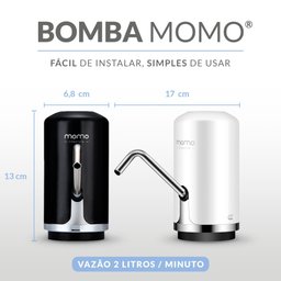 Bomba Elétrica Momo Lifestyle - Pantera Negra - Bivolt - 2