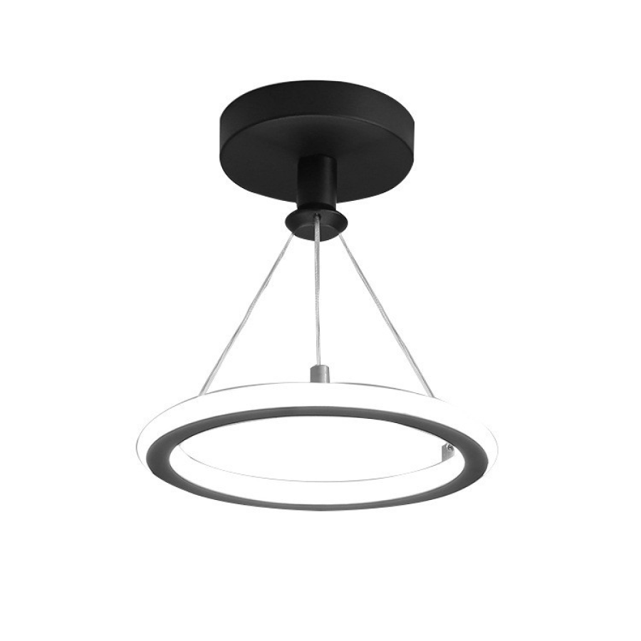 Luminária de Teto Pendente Led Moderna Lustre para Corredor Sala Quarto - 4