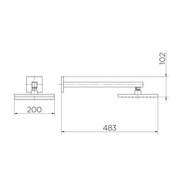 Chuveiro de Parede Heaven Q200 Níquel Escovado - Docol - 2