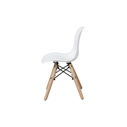 Conjunto Infantil Mesa Eames Branca 60cm com 2 Cadeiras Branca - 5