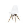 Conjunto Infantil Mesa Eames Branca 60cm com 2 Cadeiras Branca - 3