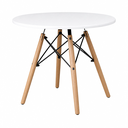Ver imagem 4 de Conjunto Infantil Mesa Eames Branca 60cm com 2 Cadeiras Branca