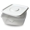 Ver imagem 6 de Kit 3 Potes Armazenar Freezer Micro-ondas Lava-louça 800ml:branco