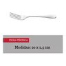 Garfo de Mesa Inox Euro com 12 Pçs Line - 5
