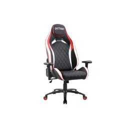 Cadeira Gamer Pc Top Premium 1020, Branco e Preto - 1