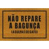 Tapete Capacho  - Bagunça Do Gato - 1