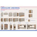 Ver mais imagens de Módulo Cozinha Linea Allure Allure de Canto c/3 Portas 93cm Jequitiba/Gris Linea Brasil