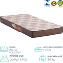 Ver imagem 5 de Colchão Solteiro Espuma 88cm X 188cm X 17cm TNA Decor