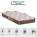 Ver imagem 3 de Colchão Solteiro Espuma 88cm X 188cm X 17cm TNA Decor