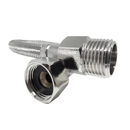 Engate Mangueira Flexível Trançado Aço Inox 40cm Quente Fria:Prateado - 6