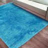 Tapete Gold Shaggy 16 Azul -1,50 x 2,00 – Edantex - 2