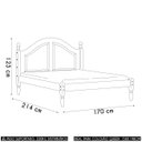Ver imagem 4 de Cama Casal Queen 160cm com Cabeceira Pé Madeira Eduarda Freijó F07 - Mpozenato